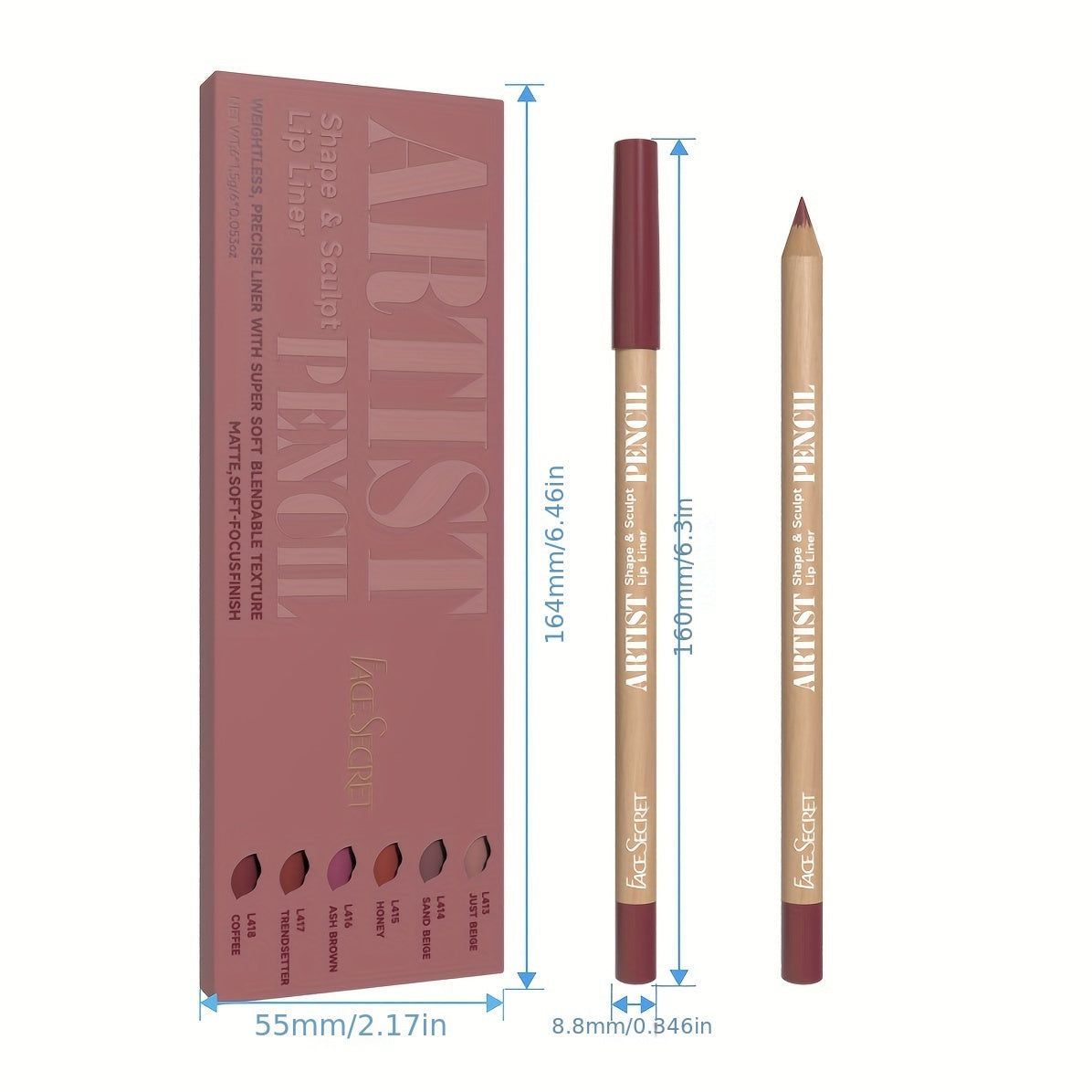 Artist Ink Secret Lip Liner Set - LIPOXI