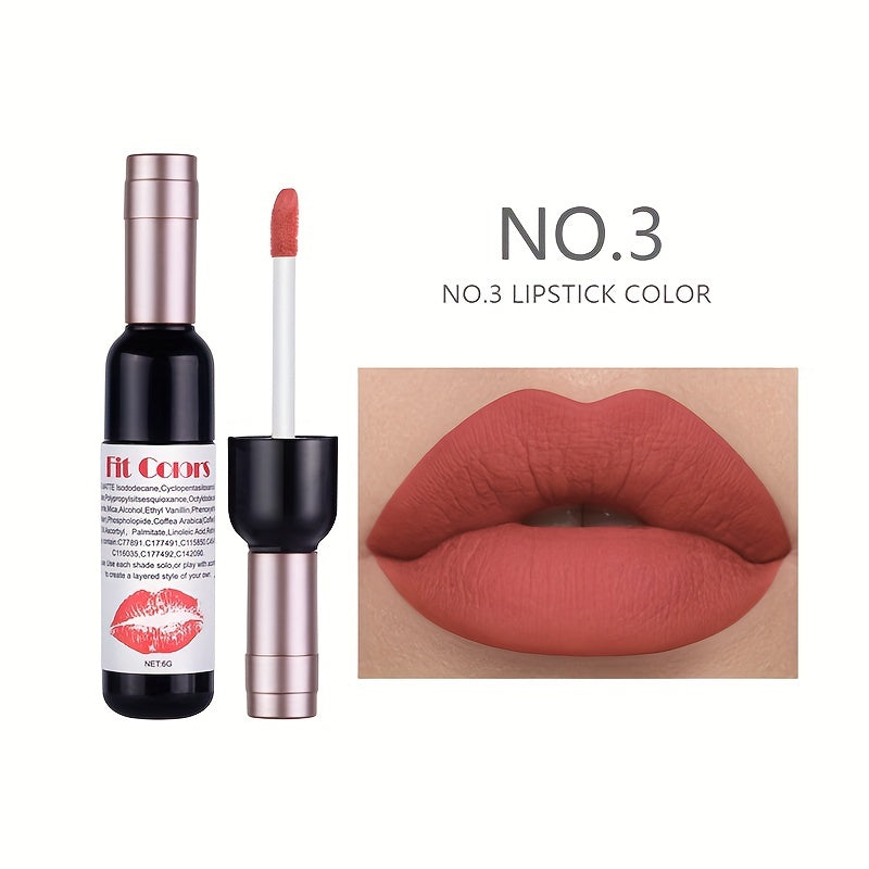 Red Wine Velvet Matte Lip Gloss - LIPOXI