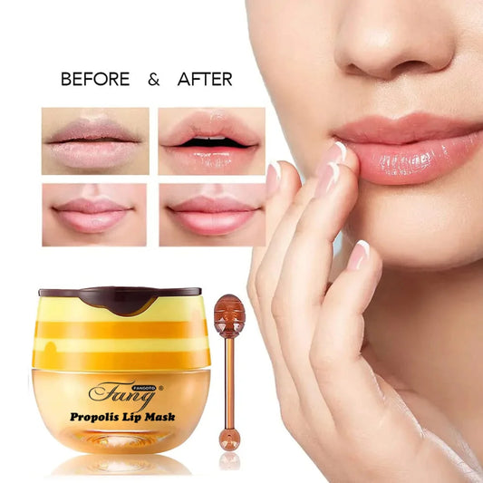 5.5g Lip Sleep Mask Night Moisturizing Strawberry Honey Care - LIPOXI