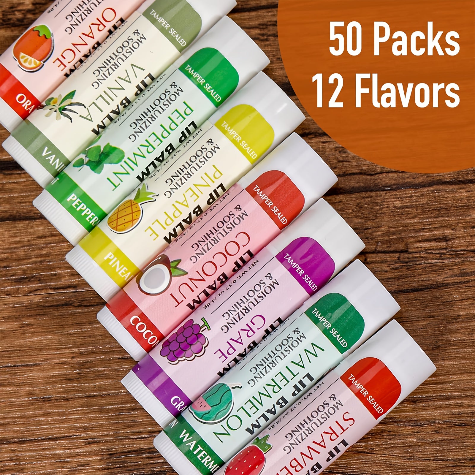 50 Lip Balm Gift Set - LIPOXI