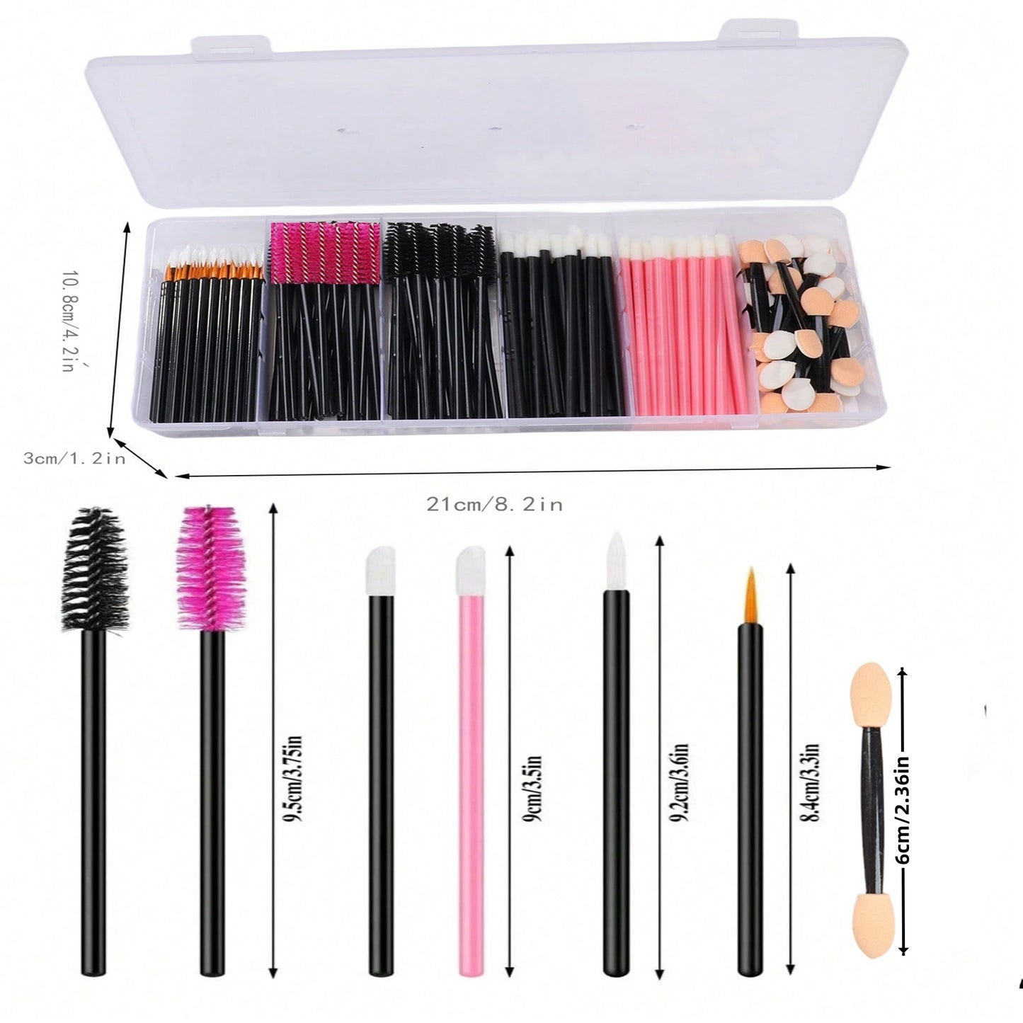 Ultimate 300pcs Disposable Makeup Tool Kit - LIPOXI