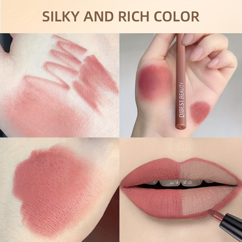 Qibest 12-Color Lip Liner Set - LIPOXI