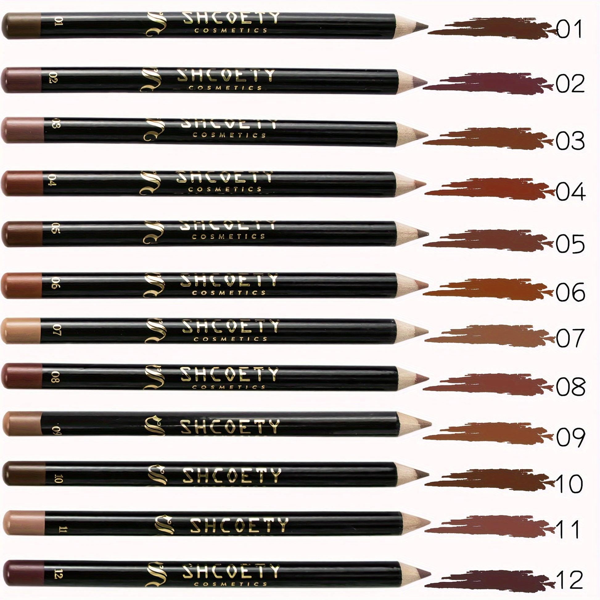 Brown Matte Lip Liners Collection - LIPOXI