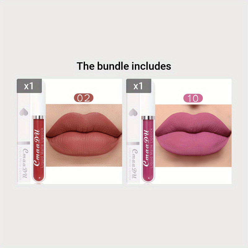 Velvet Chocolate Matte Liquid Lipstick Set - LIPOXI