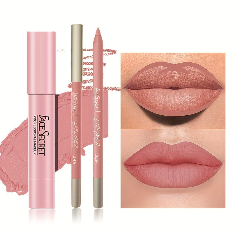 6-Color Lip Liner & Gloss Set - LIPOXI