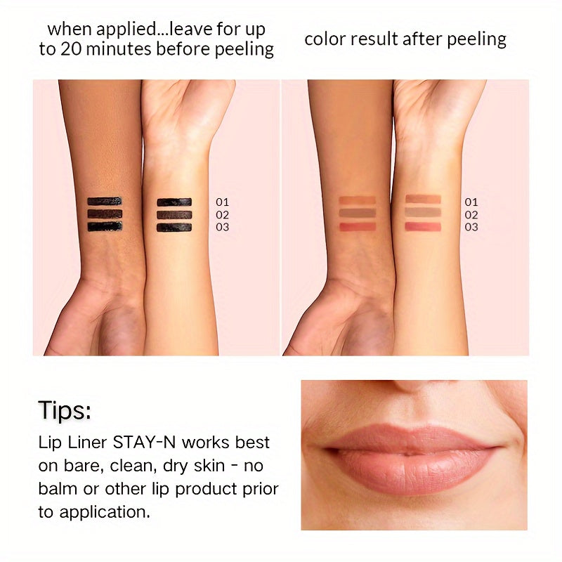 Peel-Off Lip Liner Trio - LIPOXI