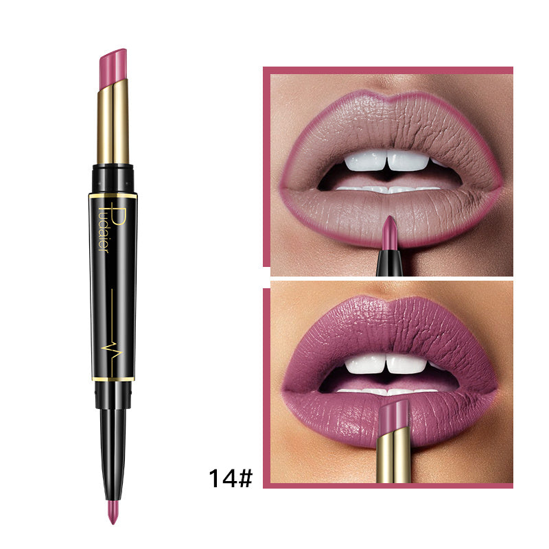 Pudaier Dual-Ended Lipstick & Liner - LIPOXI