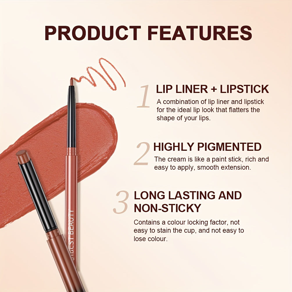 QIBEST Matte Lipstick & Lipliner Set - LIPOXI