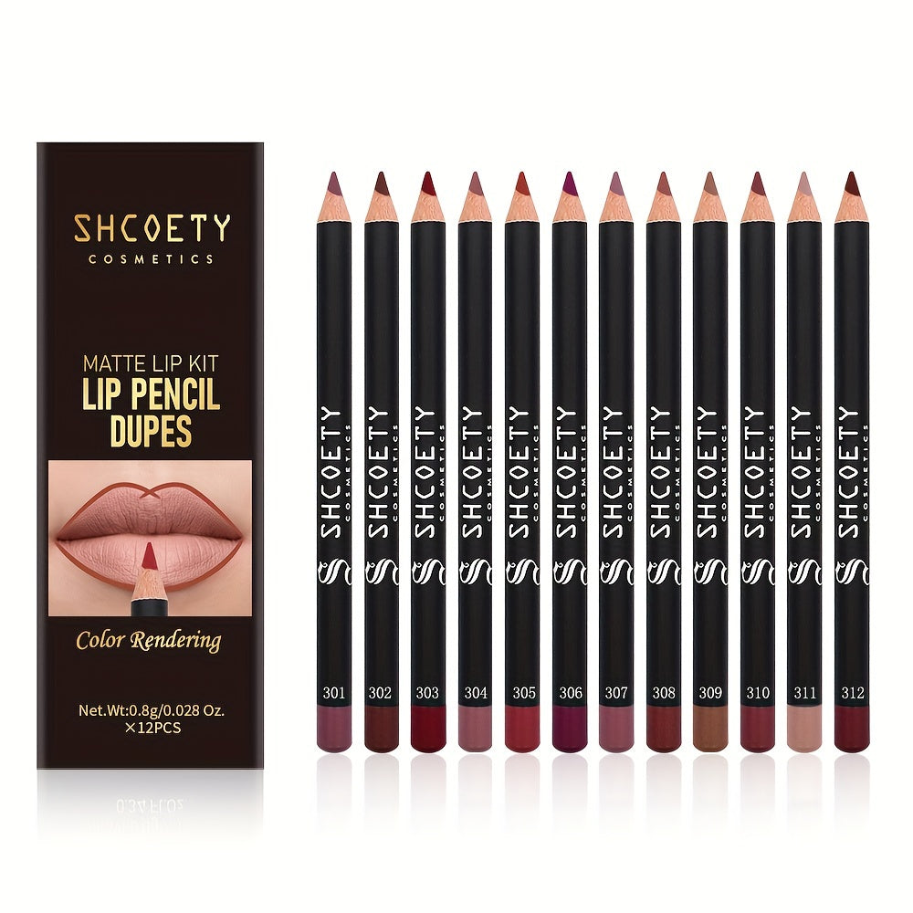 Nude Matte Lip Liner Set - LIPOXI