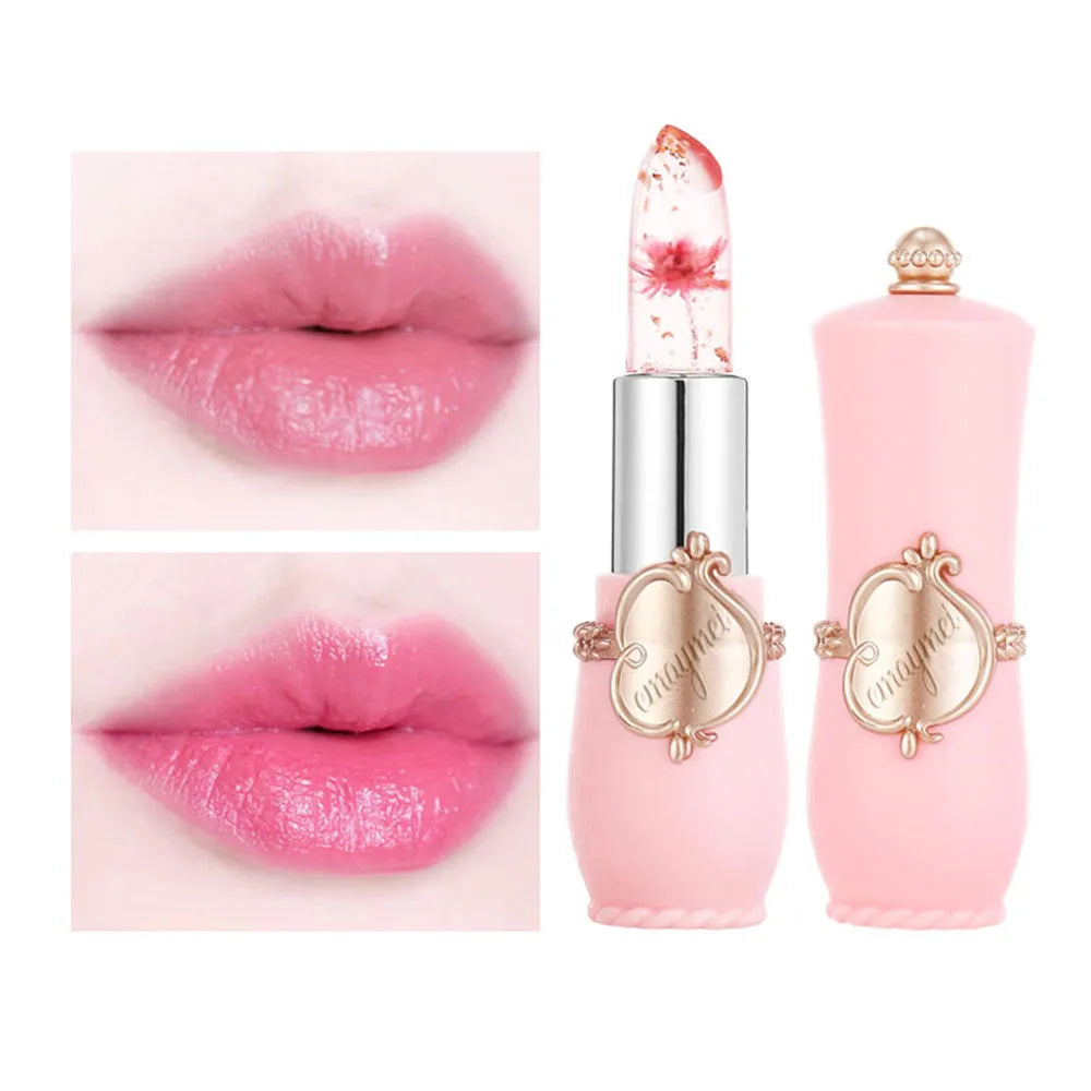 6 Colors Flower Transparent Lipstick Lasting Moisturizer - LIPOXI