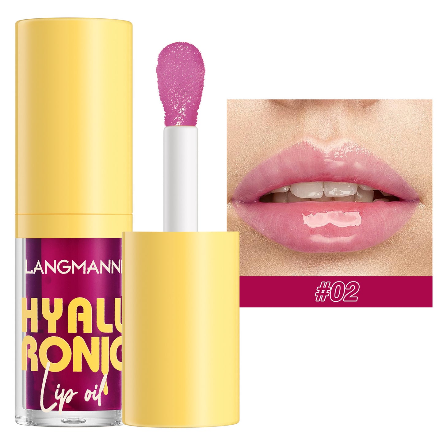 6 Colors Transparent Hyaluronic Acid Lip Balm Gloss - LIPOXI