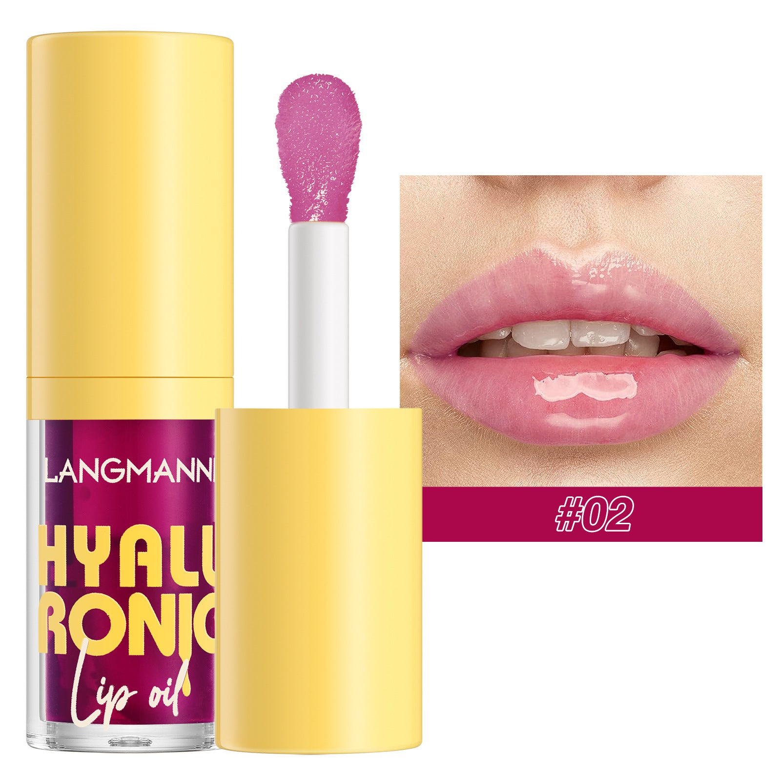 6 Colors Transparent Hyaluronic Acid Lip Balm Gloss - LIPOXI
