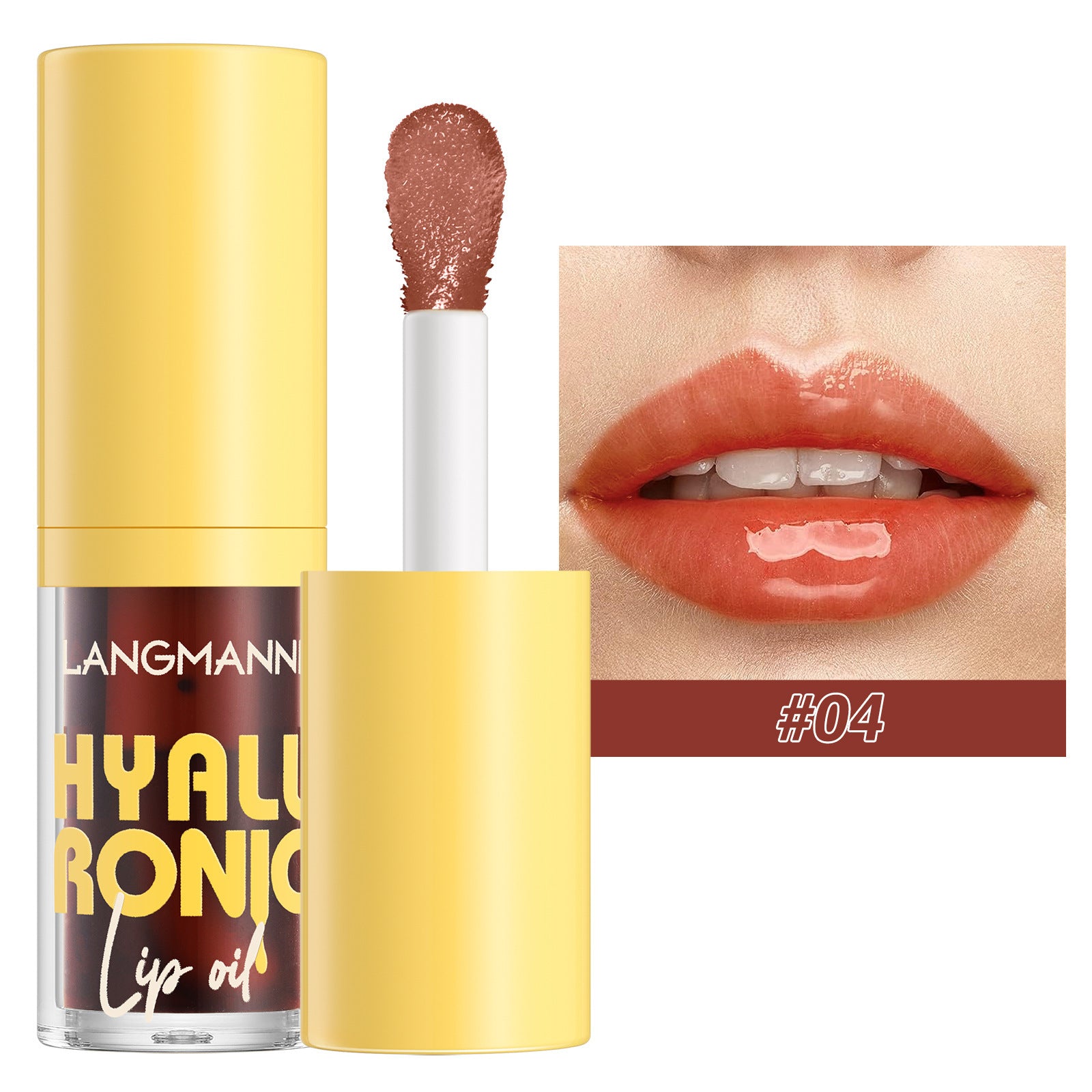 6 Colors Transparent Hyaluronic Acid Lip Balm Gloss - LIPOXI