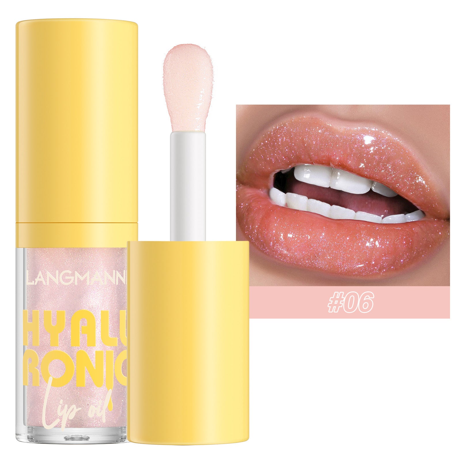 6 Colors Transparent Hyaluronic Acid Lip Balm Gloss - LIPOXI