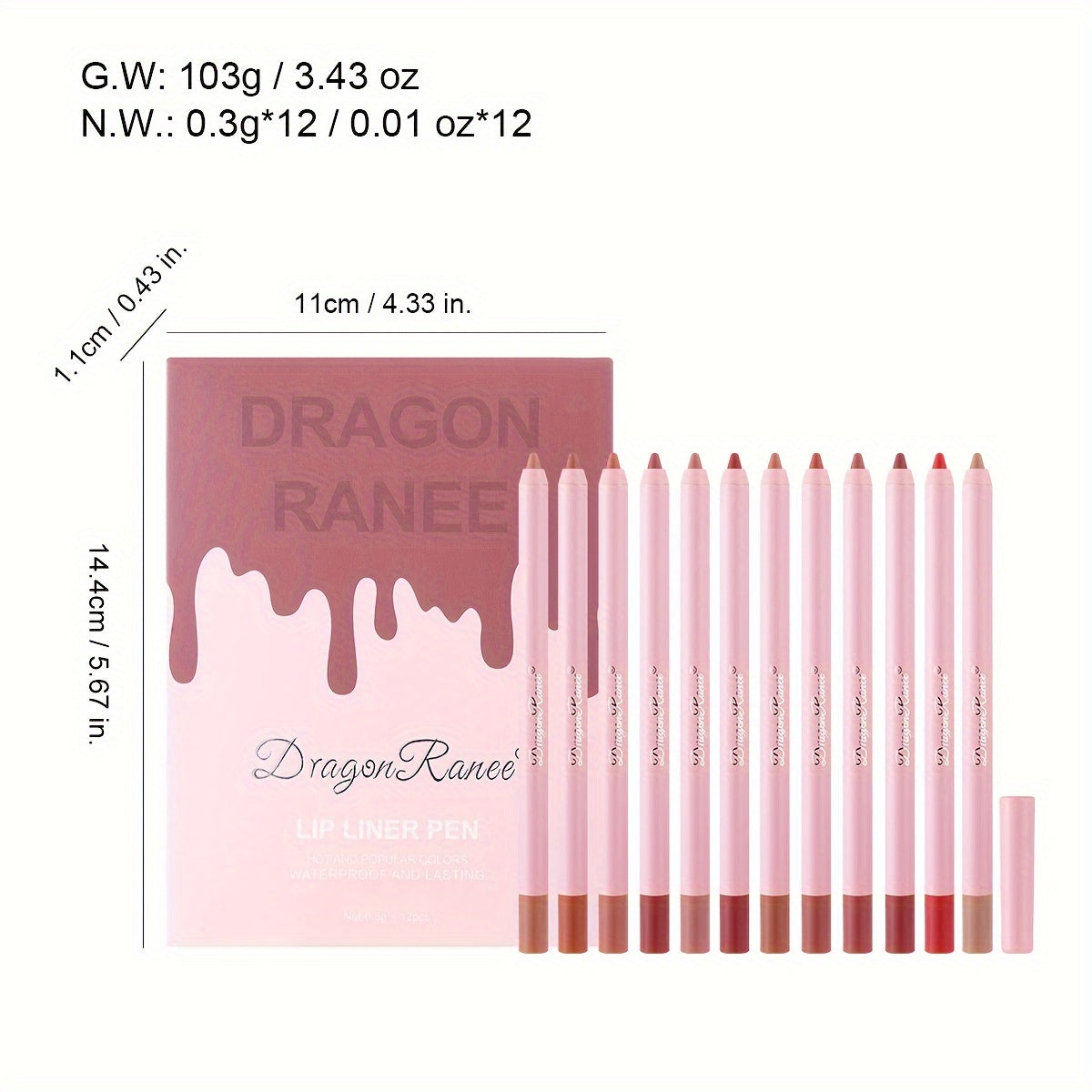 Misty Matte Lip Liner Set - LIPOXI