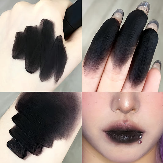 Gothic Black Velvet Lip Gloss - LIPOXI