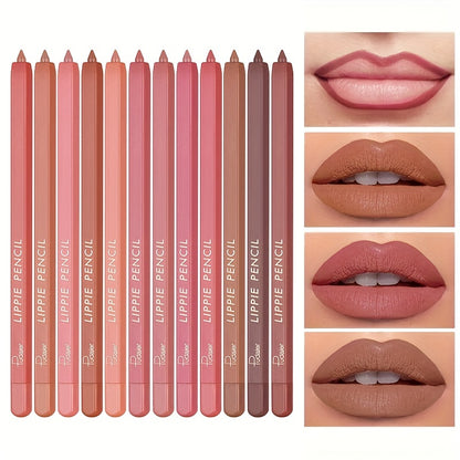 Ultimate 12-Color Lip Liner Collection - LIPOXI