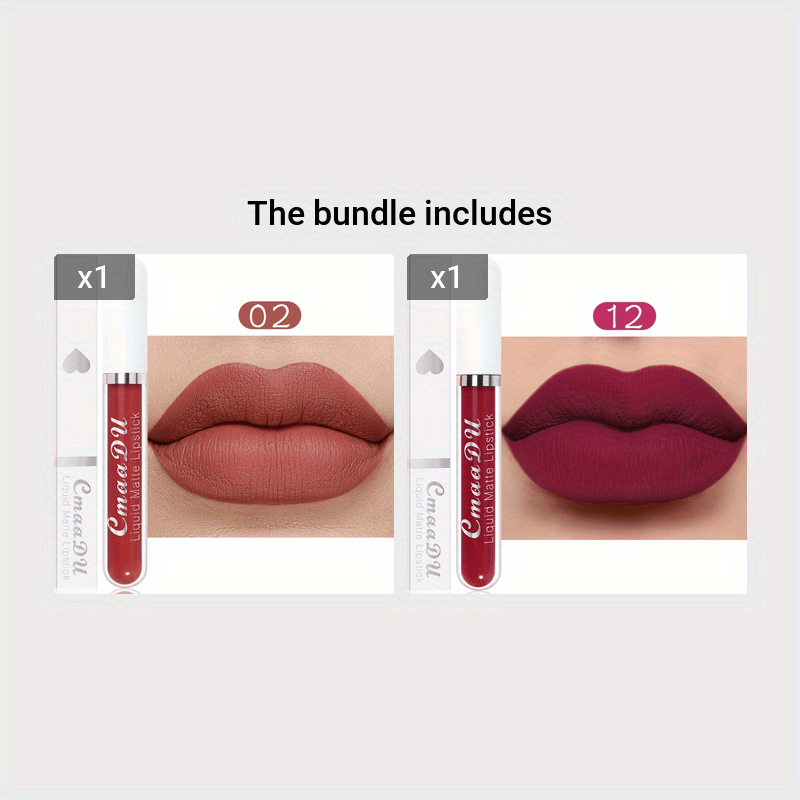 Velvet Chocolate Matte Liquid Lipstick Set - LIPOXI