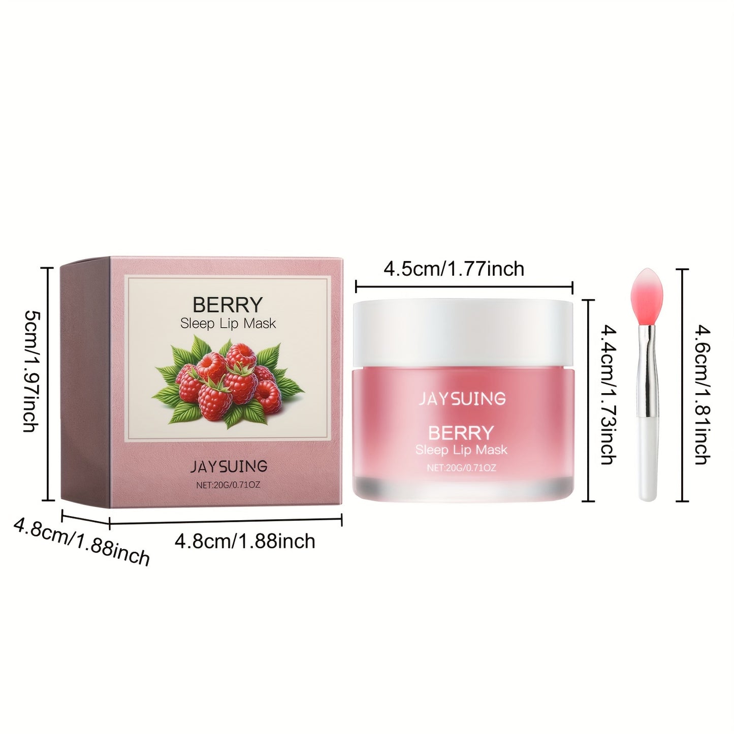 Berry Overnight Lip Hydration Mask - LIPOXI