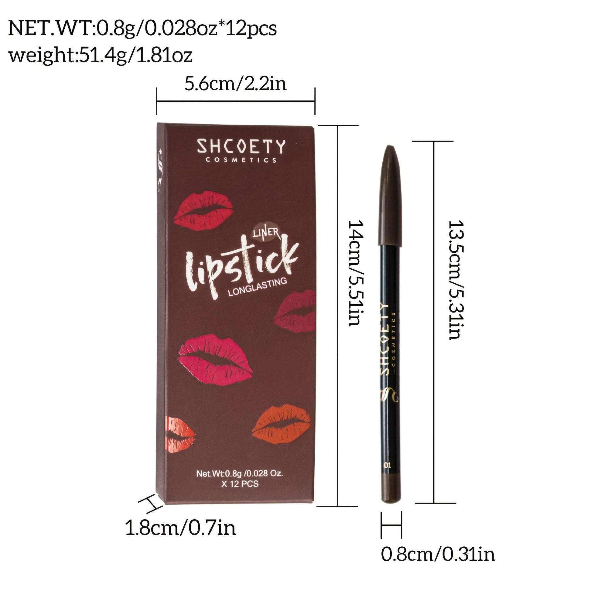 Brown Matte Lip Liners Collection - LIPOXI