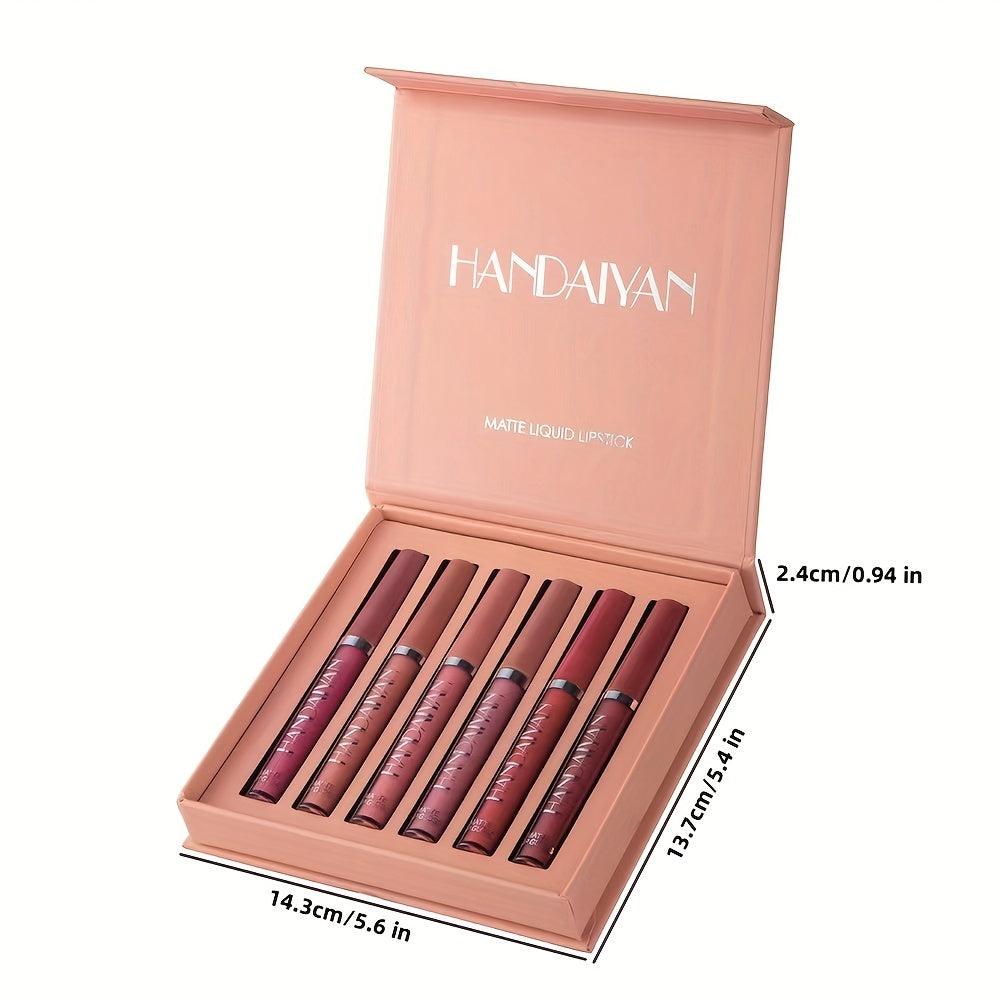 6pcs Satin Lipstick Set - LIPOXI