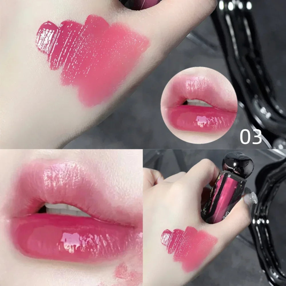 7 Colors Mirror Jelly Lip Glaze Liquid Lipstick Korean Cosmetics
