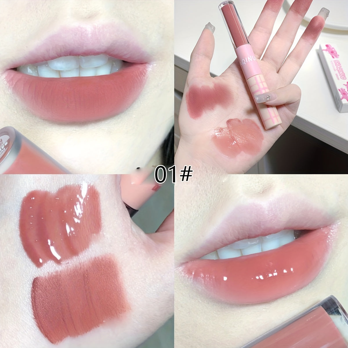 SHAQINUO Double-Headed Lip Glaze - LIPOXI