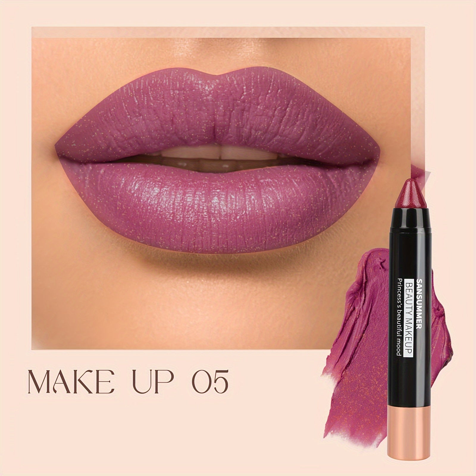 SANSUMMER 8 Color Crayon Lipstick - LIPOXI