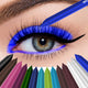 Vibrant 14-Piece Eyeshadow & Eyeliner Pencil Set