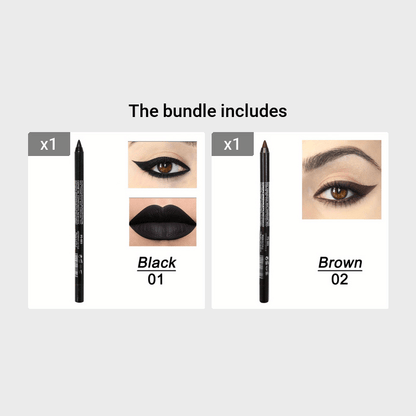 Dual End Eyeliner & Lip Liner - LIPOXI