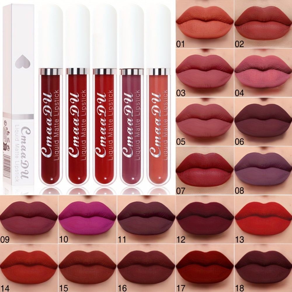 CmaaDu 18 Matte Lip Gloss - LIPOXI