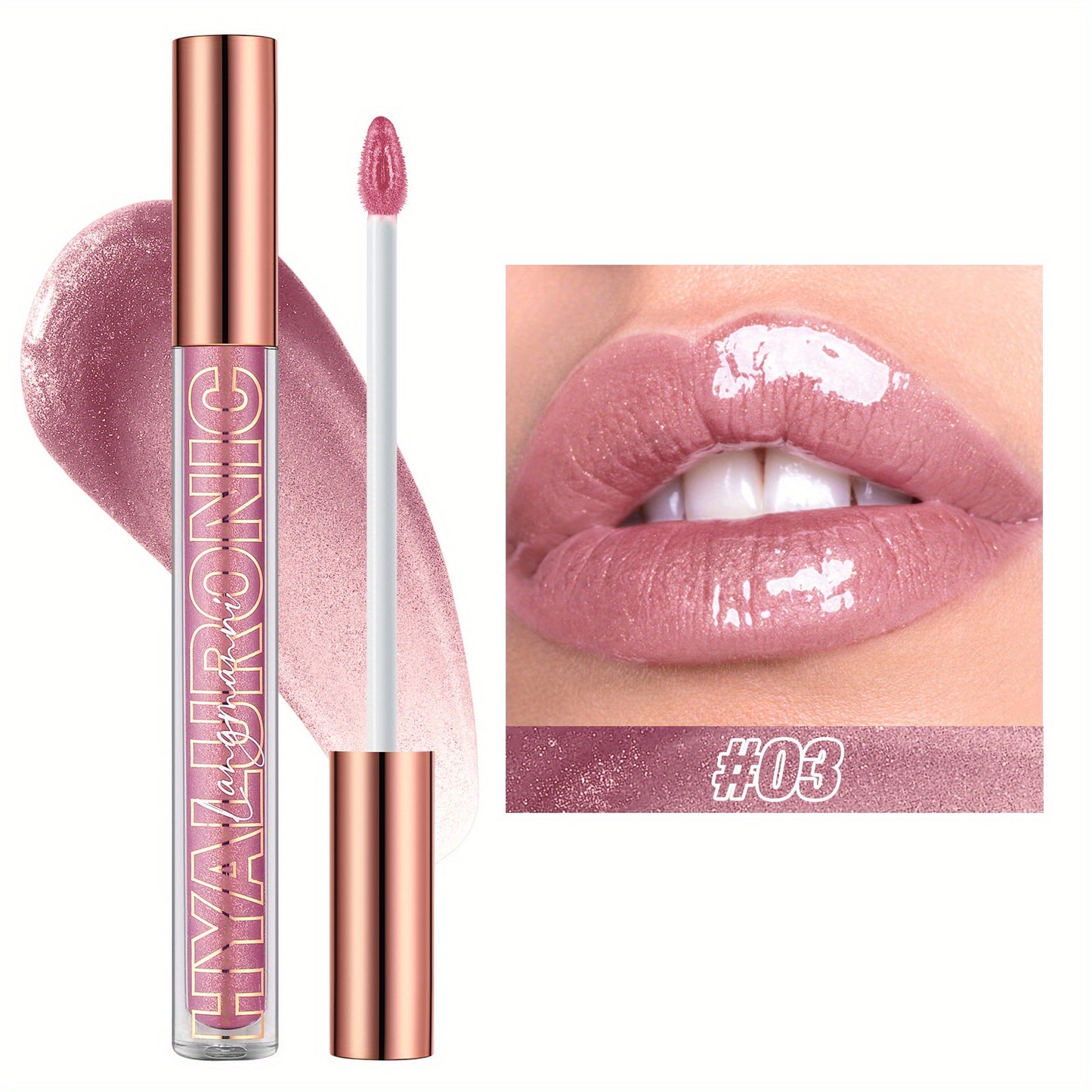 Hyaluronic Acid Glitter Lip Gloss - LIPOXI