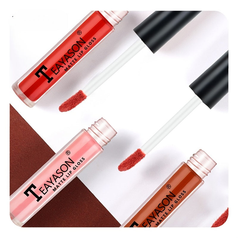 5pcs Matte Rose Lip Gloss Set - LIPOXI