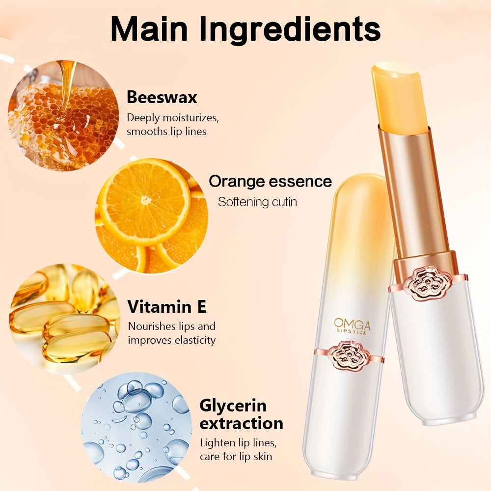 Color-Changing Peach Lip Balm Magic - LIPOXI