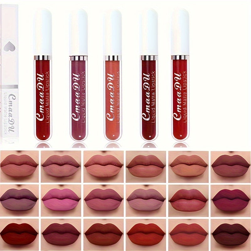 Velvet Chocolate Matte Liquid Lipstick Set - LIPOXI