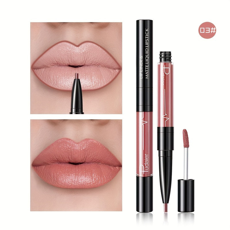 Seductive Duo: Waterproof Lip Liner & Gloss - LIPOXI