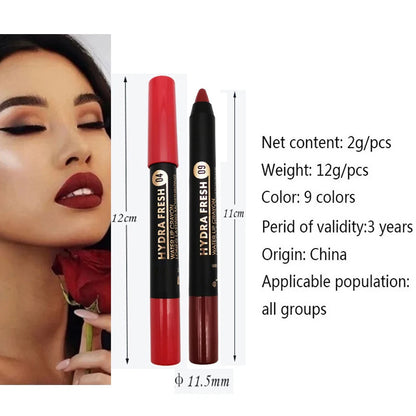 9-Color Matte Lipstick Pen - LIPOXI