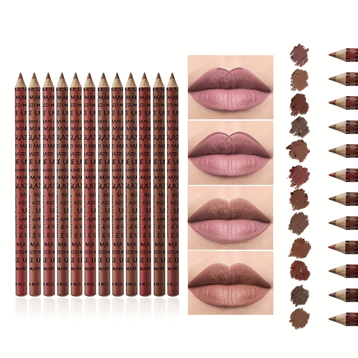 Nude Matte Lip Liner Set - LIPOXI