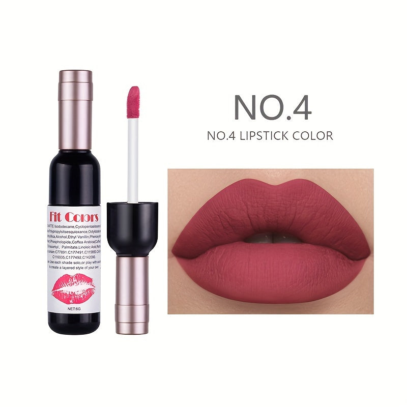 Red Wine Velvet Matte Lip Gloss - LIPOXI