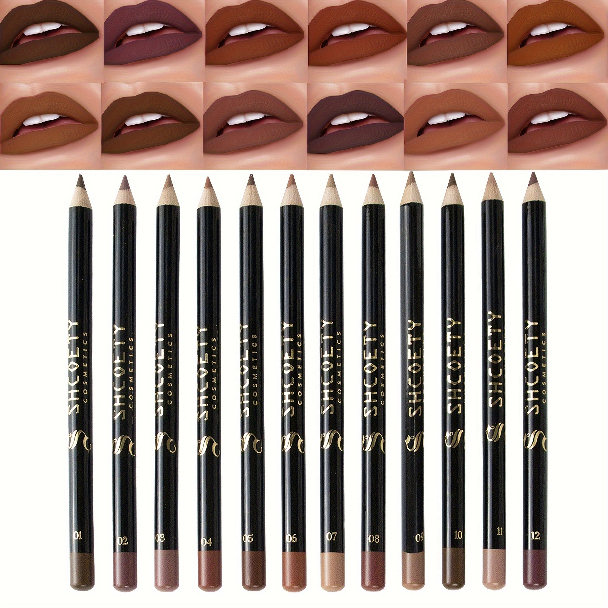 Matte Lip Liner Pencil Set - LIPOXI