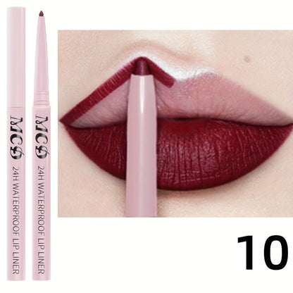 MCD Waterproof Lip Liner Crayon Set - LIPOXI