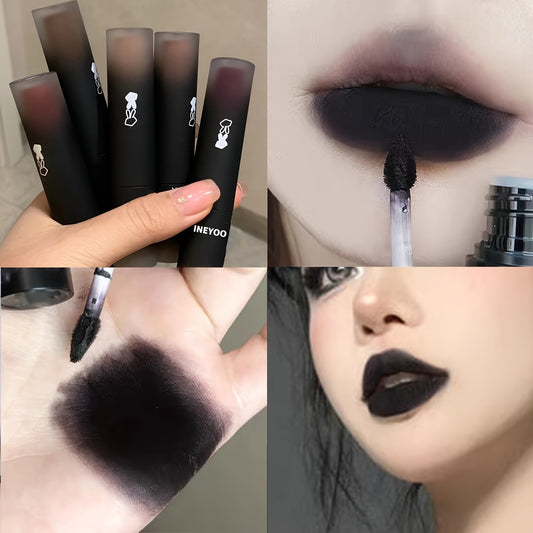 Gothic Black Velvet Lip Gloss - LIPOXI