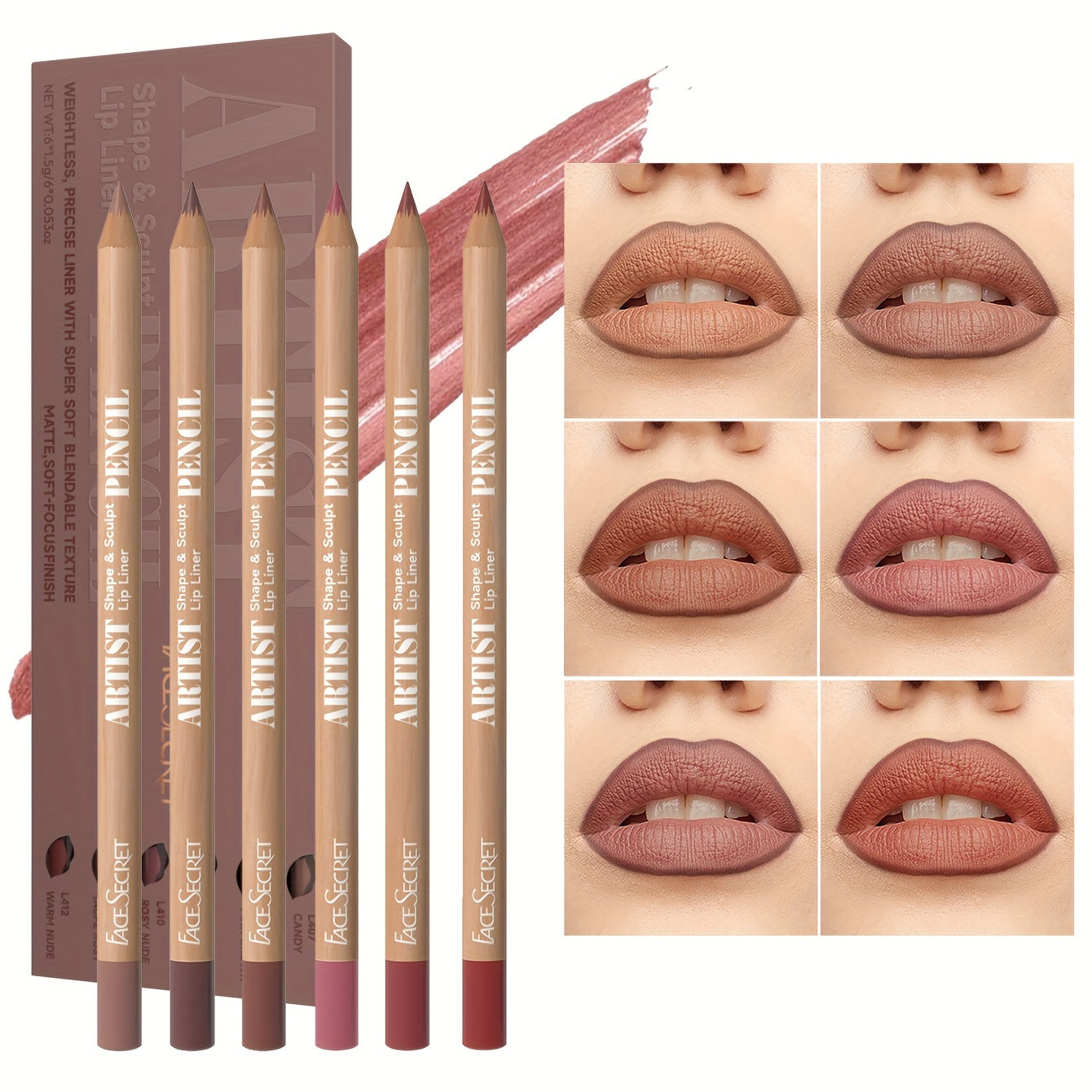 Artist Ink Secret Lip Liner Set - LIPOXI