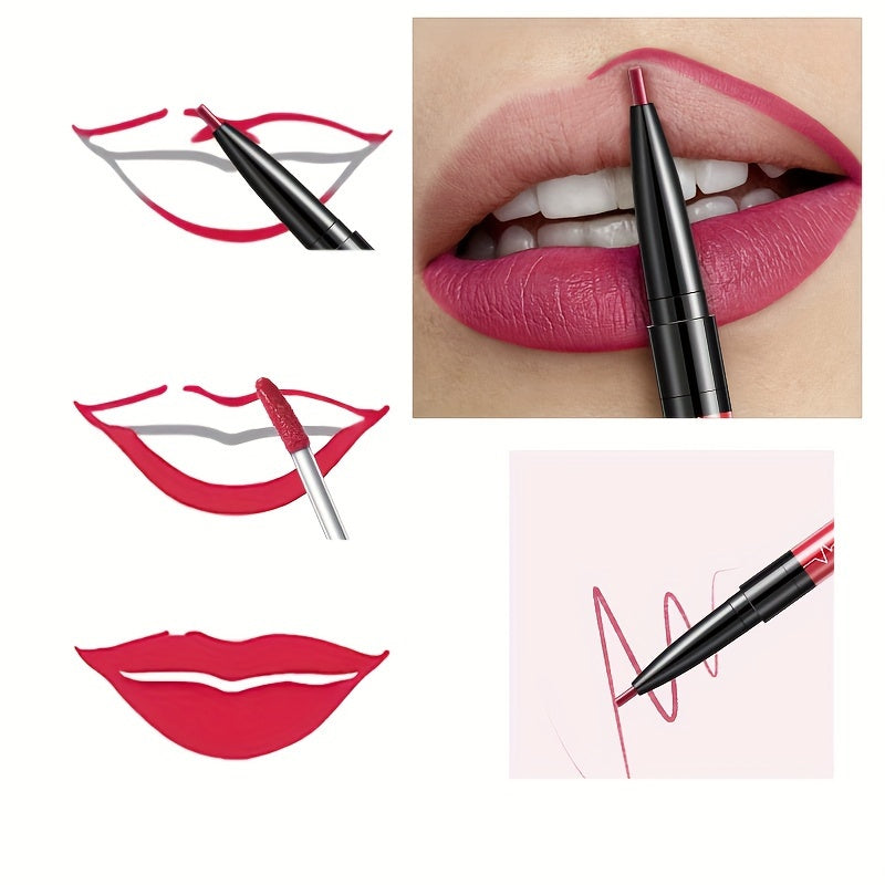 Seductive Duo: Waterproof Lip Liner & Gloss - LIPOXI