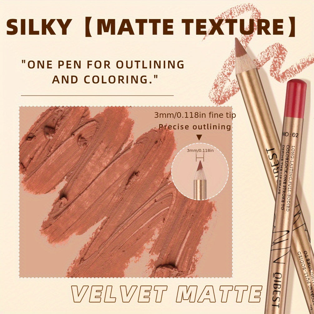 Colorful Matte Lip Liner Set - LIPOXI