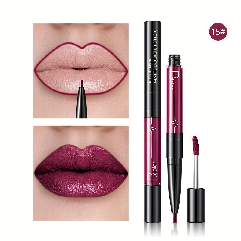 Berry Bliss 16-Color Lipstick & Liner Set - LIPOXI