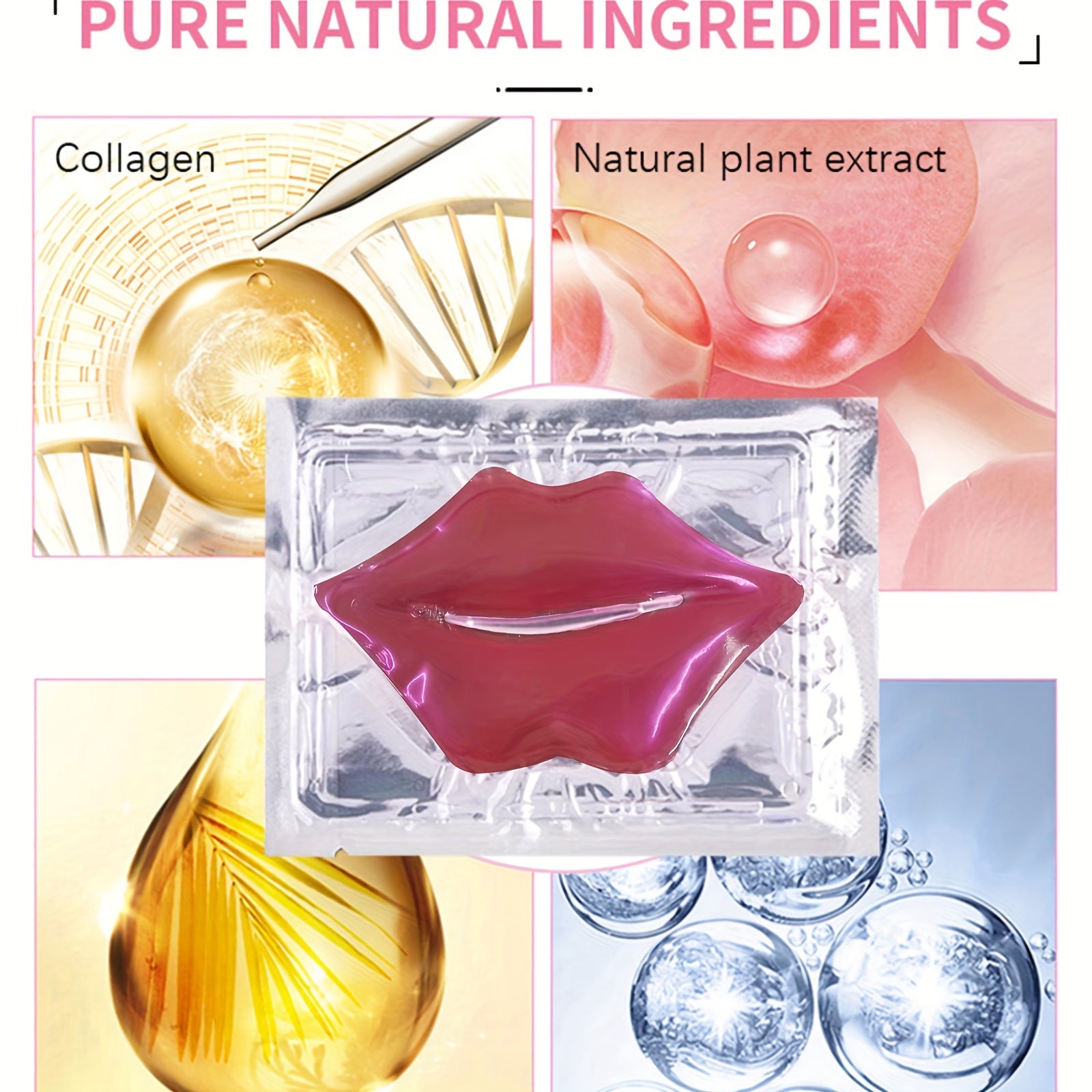 Hydrating Pink Crystal Lip Masks - LIPOXI