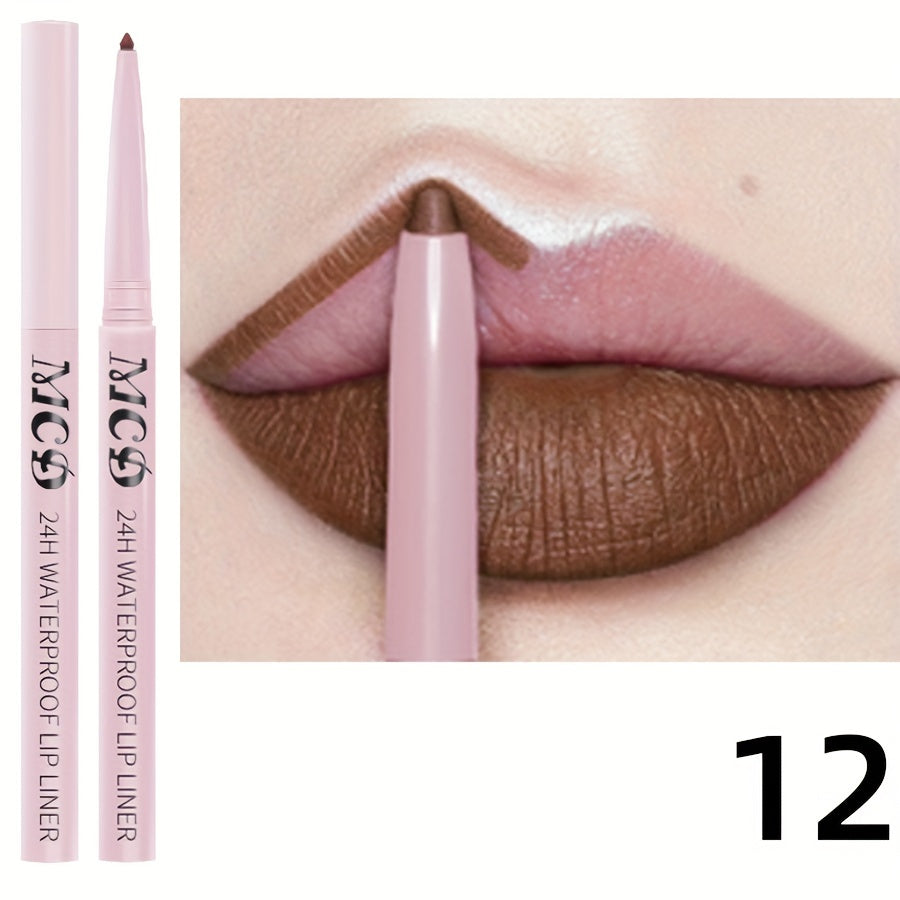 MCD Waterproof Lip Liner Crayon Set - LIPOXI