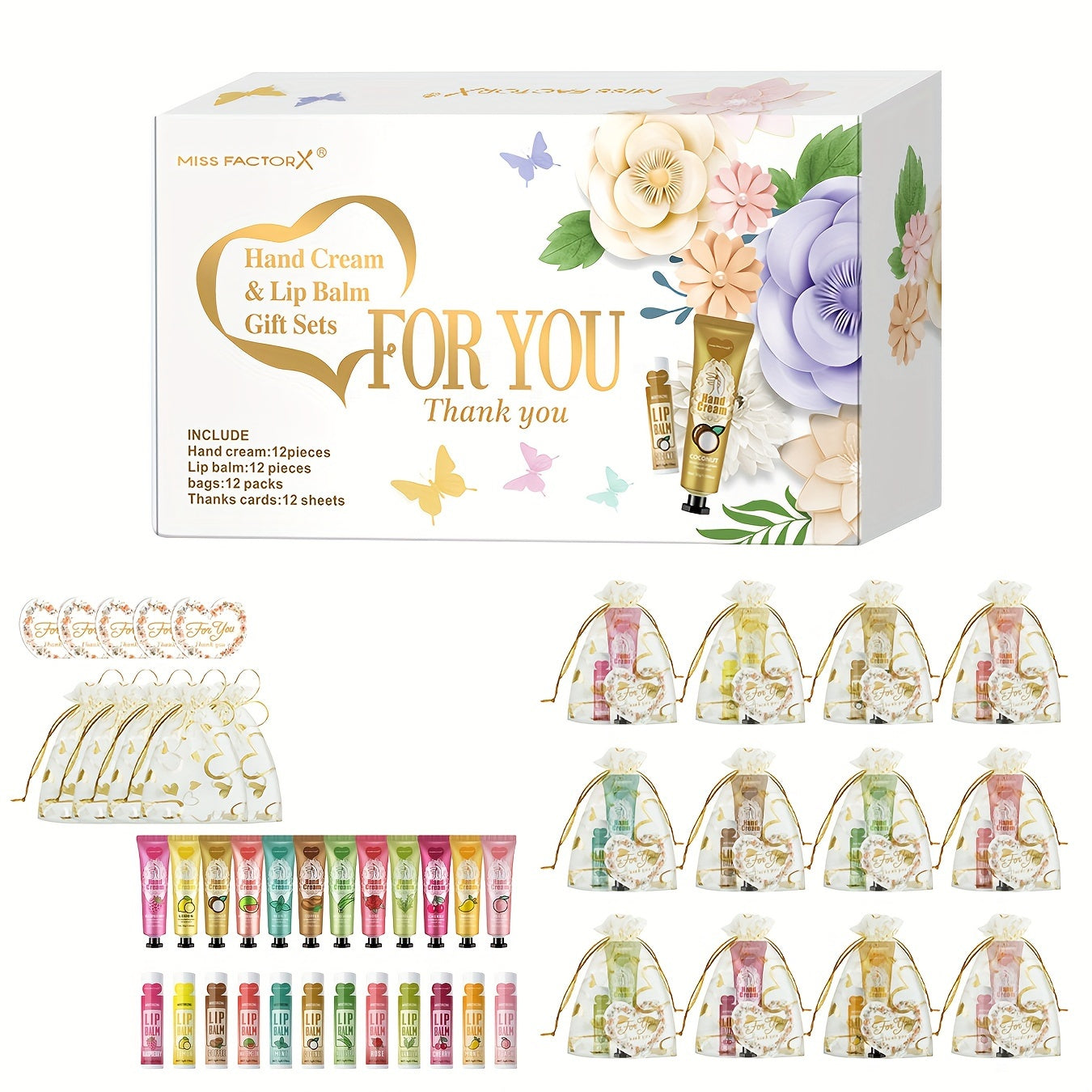 Hand Cream & Lip Balm Sets - LIPOXI