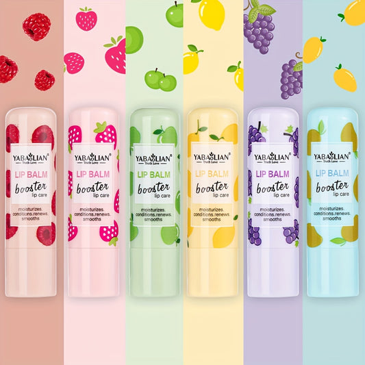 6 Fruity Hydrating Balms - LIPOXI